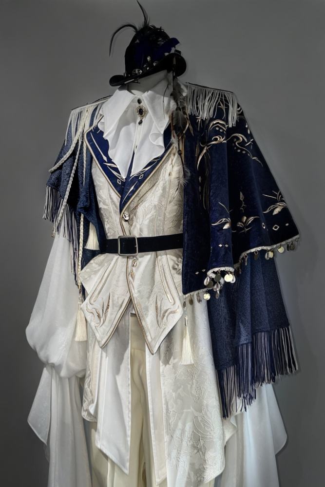 Star Seed The Zero Ouji Lolita Blouse Vest Cape Long Trousers and Hat