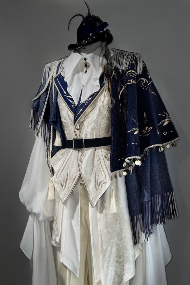 Star Seed The Zero Ouji Lolita Blouse Vest Cape Long Trousers and Hat