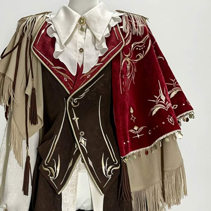 Star Seed The Zero Ouji Lolita Blouse Vest Cape Long Trousers and Hat