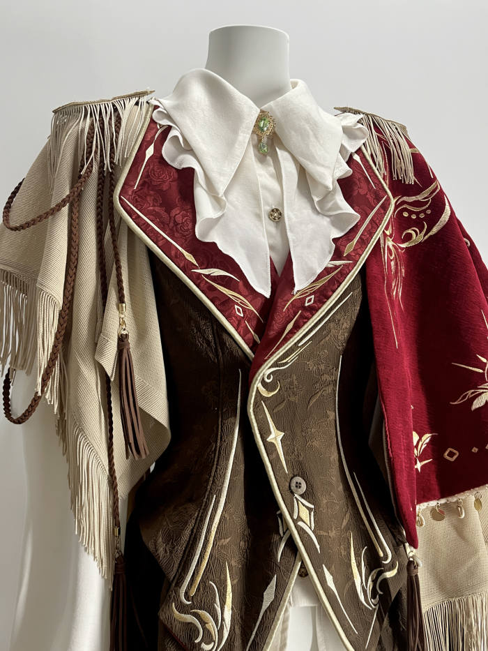 Star Seed The Zero Ouji Lolita Blouse Vest Cape Long Trousers and Hat