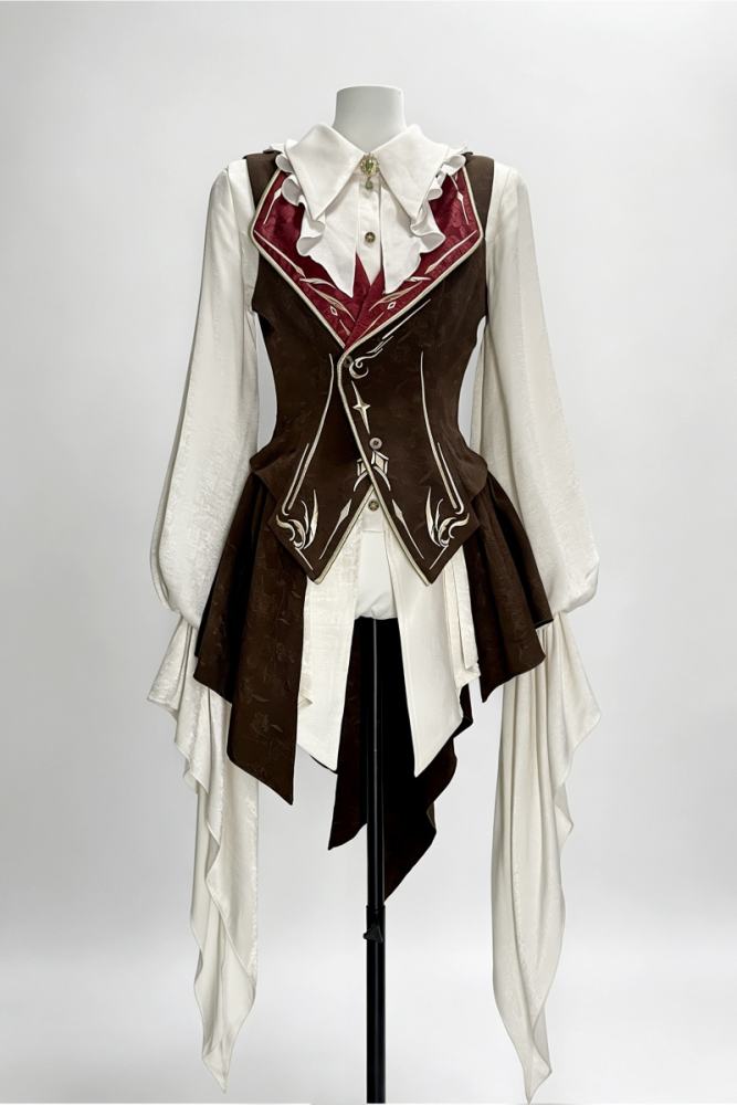 Star Seed The Zero Ouji Lolita Blouse Vest Cape Long Trousers and Hat
