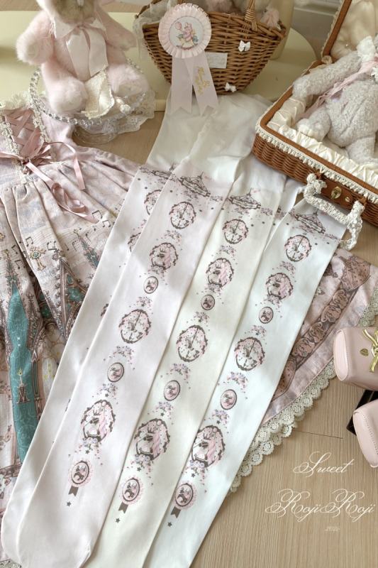 Roji Velvet Lolita Tattoo Pantyhouse 3 Colors