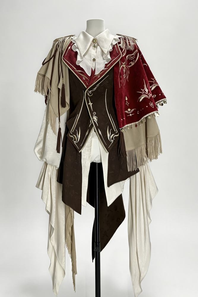 Star Seed The Zero Ouji Lolita Blouse Vest Cape Long Trousers and Hat