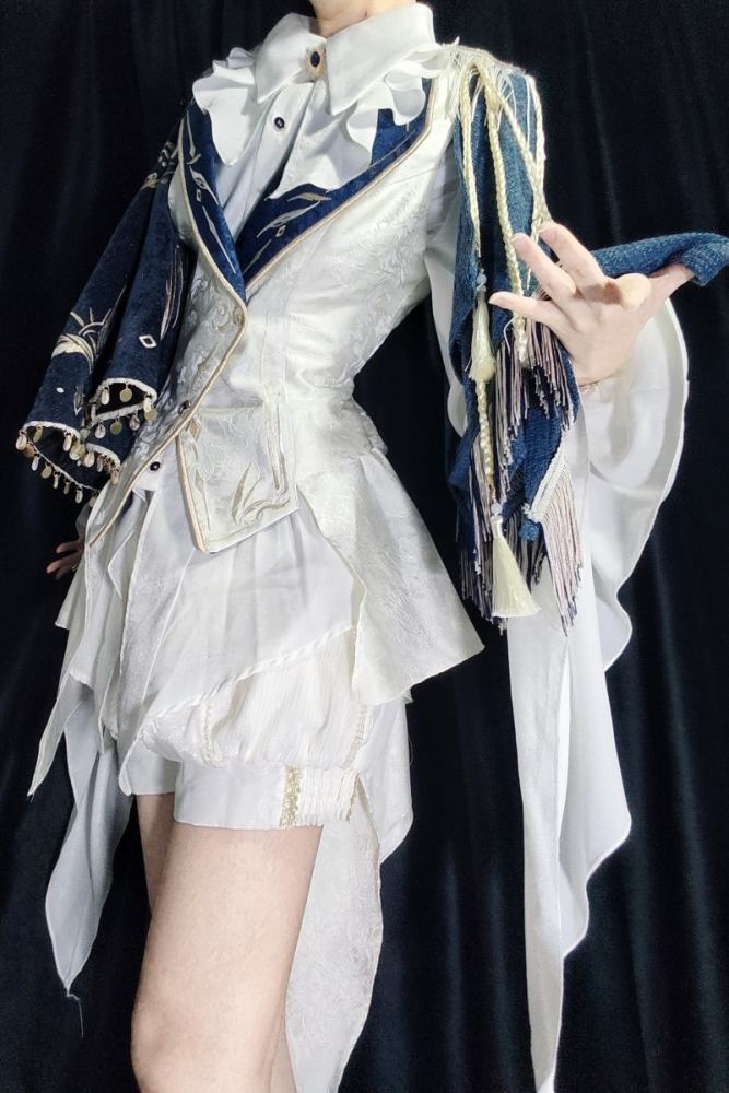 Star Seed The Zero Ouji Lolita Blouse Vest Cape Long Trousers and Hat