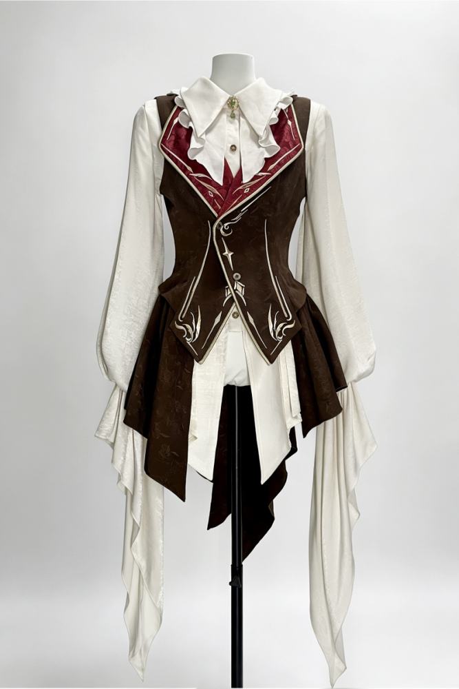 Star Seed The Zero Ouji Lolita Blouse Vest Cape Long Trousers and Hat