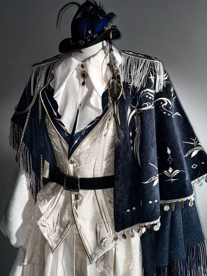 Star Seed The Zero Ouji Lolita Blouse Vest Cape Long Trousers and Hat