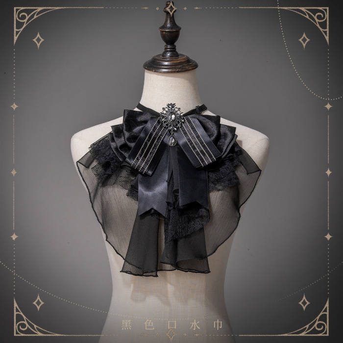 Chapter Seven Ouji Lolita Coat Blouse Bib Collar and Hat