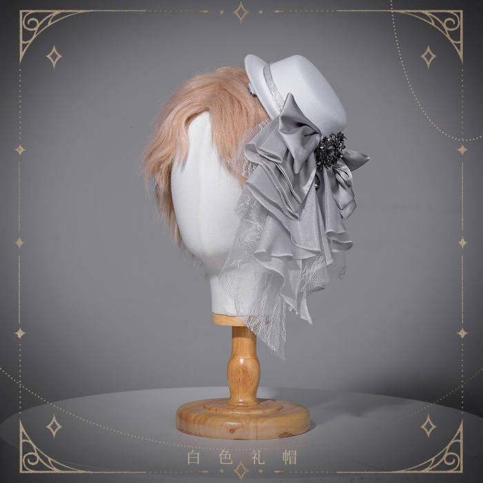 Chapter Seven Ouji Lolita Coat Blouse Bib Collar and Hat