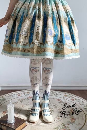 Roji The Frame of Alice Velvet Lolita Tattoo Pantyhouse
