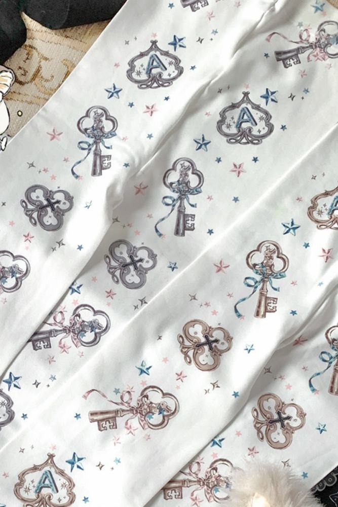 Roji The Key of Alice Velvet Lolita Tattoo Pantyhouse