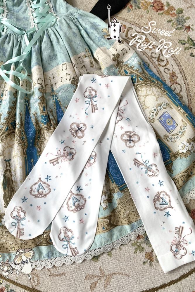Roji The Key of Alice Velvet Lolita Tattoo Pantyhouse