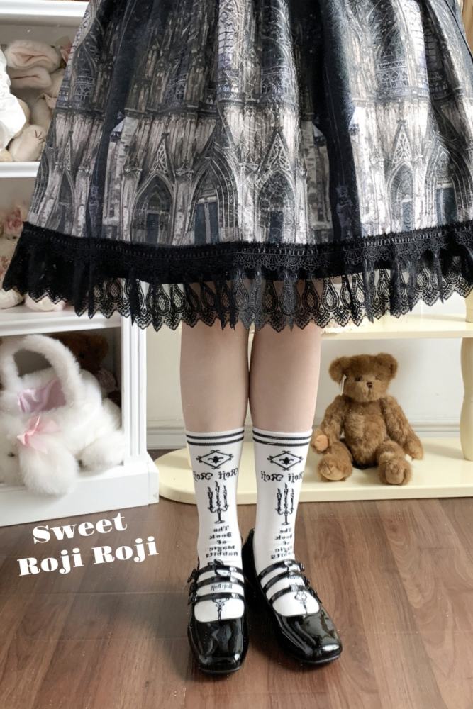 Roji Magic Rabbit Cotton Lolita Calf Socks 8 Colors