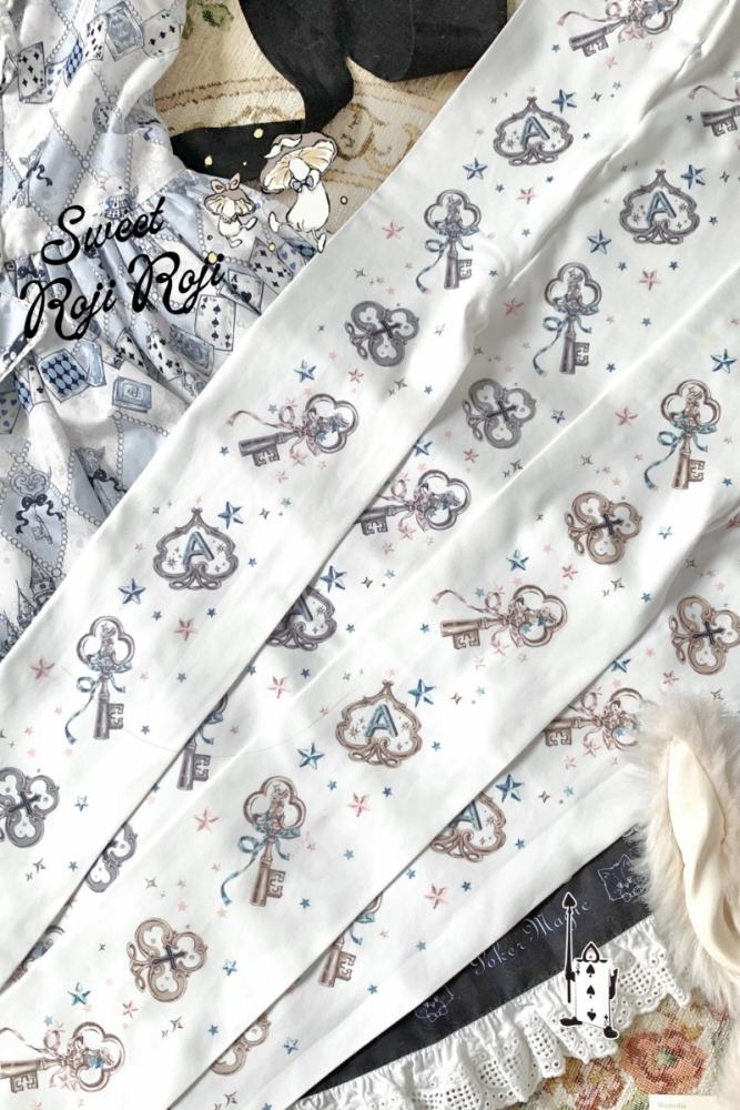 Roji The Key of Alice Velvet Lolita Tattoo Pantyhouse