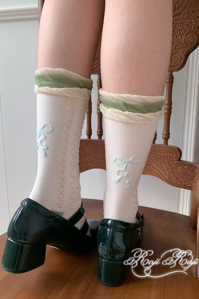Roji Vineyards Cotton Lolita Knee-high Socks