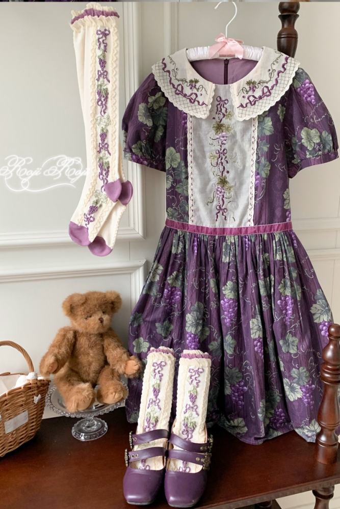 Roji Vineyards Cotton Lolita Knee-high Socks