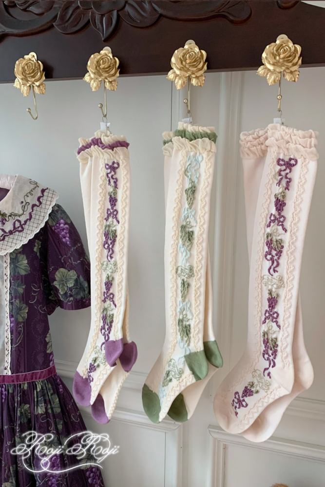 Roji Vineyards Cotton Lolita Knee-high Socks