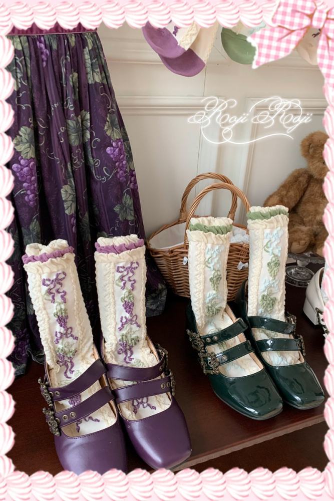 Roji Vineyards Cotton Lolita Knee-high Socks