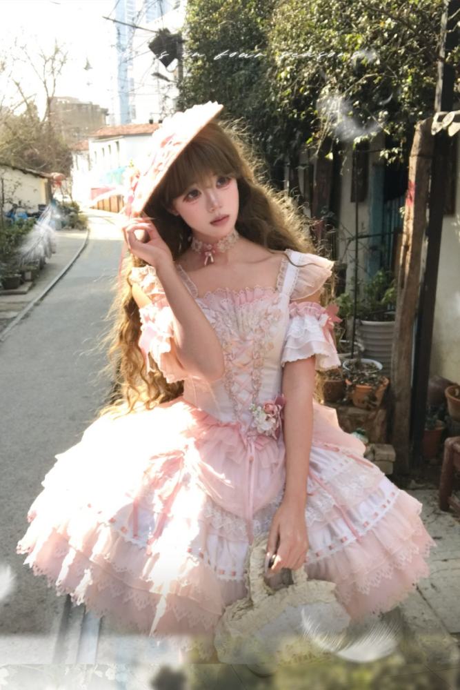 Maiye Flower Theme Series Short JSK Formal Dress