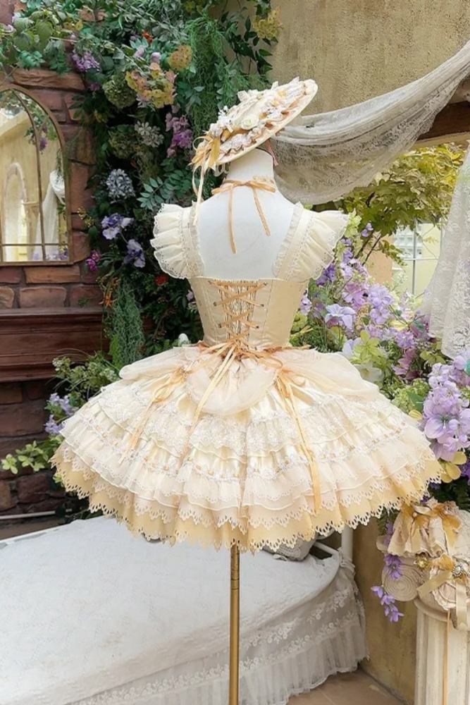 Maiye Flower Theme Series Short JSK Formal Dress