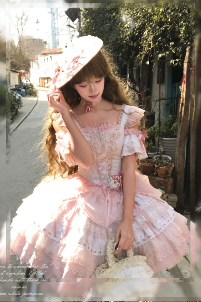 Maiye Flower Theme Series Short JSK Formal Dress
