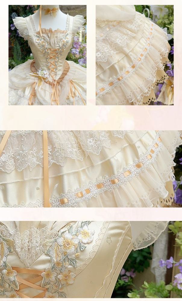 Maiye Flower Theme Series Short JSK Formal Dress