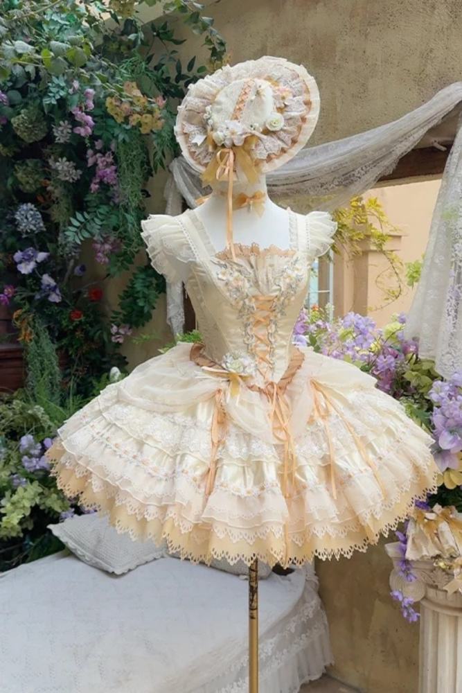 Maiye Flower Theme Series Short JSK Formal Dress
