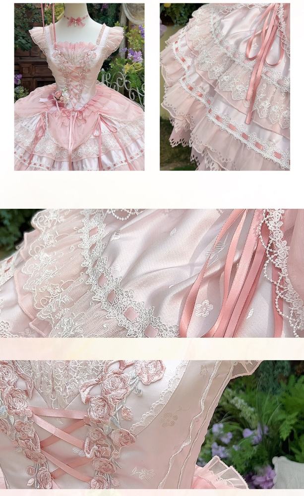 Maiye Flower Theme Series Short JSK Formal Dress