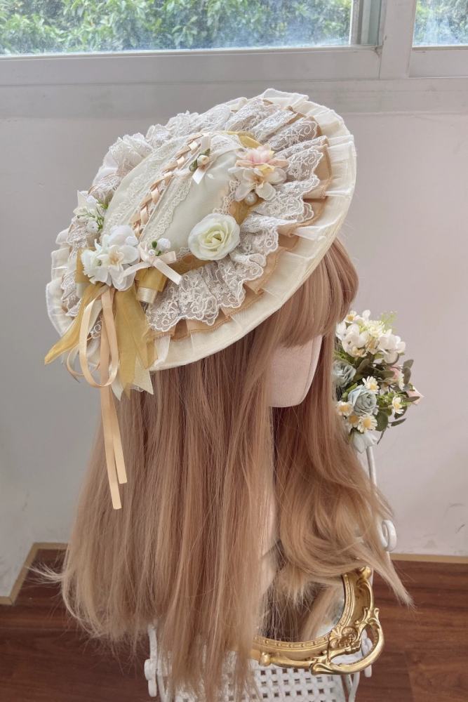 Maiye Flower Theme Series Lolita Headdress Choker and Corsage