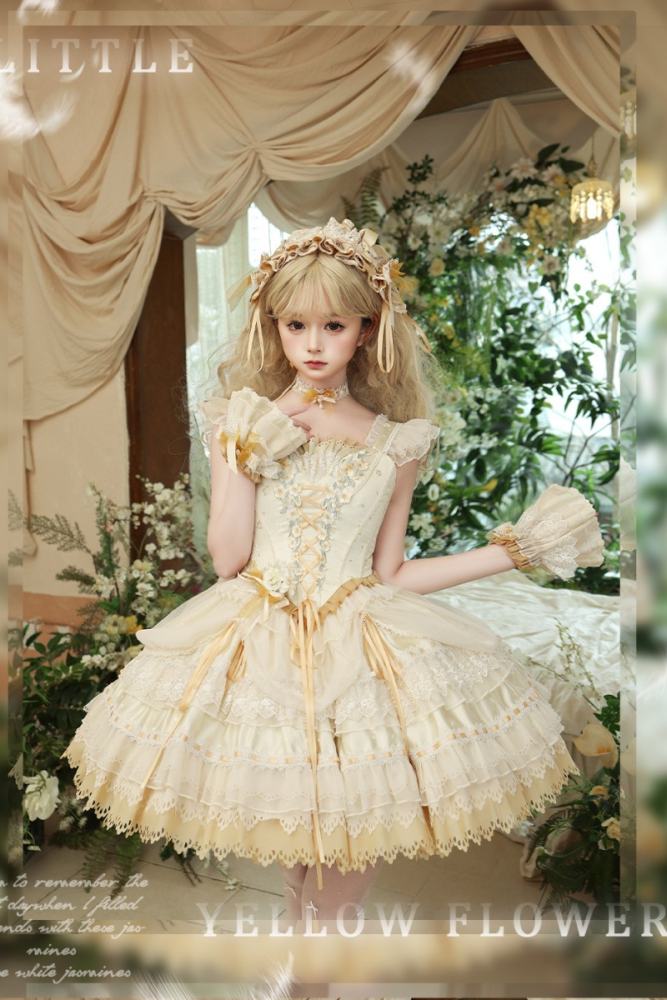 Maiye Flower Theme Series Short JSK Formal Dress
