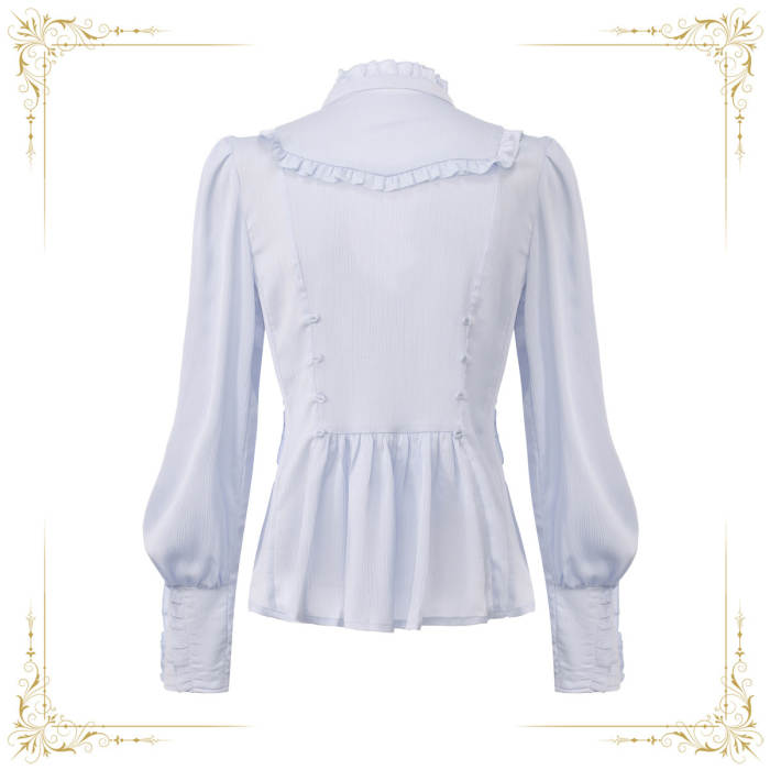 Immortal Thorn Retro Courtly Ouji Lolita Blouse 3 Colors