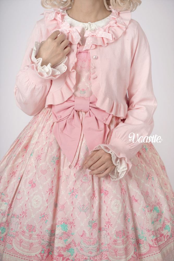 V-castle Gemstone Sugar Lolita Long Sleeve Cardigan 4 Colors