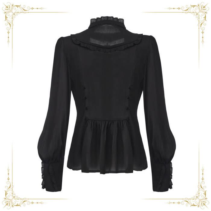 Immortal Thorn Retro Courtly Ouji Lolita Blouse 3 Colors