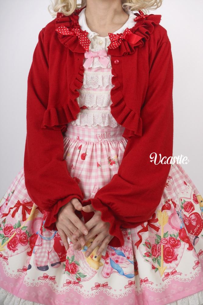 V-castle Gemstone Sugar Lolita Long Sleeve Cardigan 4 Colors