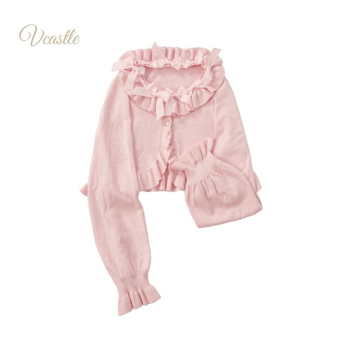 V-castle Gemstone Sugar Lolita Long Sleeve Cardigan 4 Colors