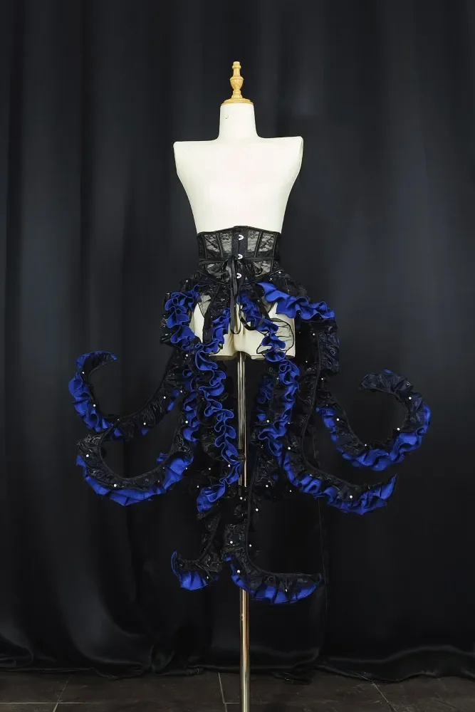 Cthulhu Tentacle Shape Adjustable Petticoat and OP Dress
