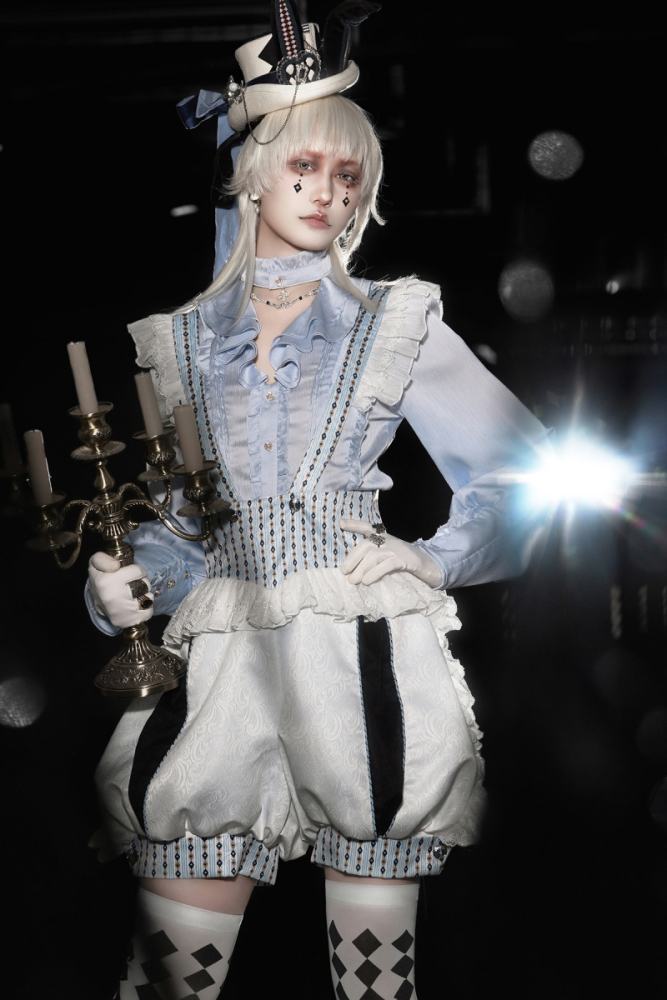 Immortal Thorn Retro Courtly Ouji Lolita Blouse 3 Colors