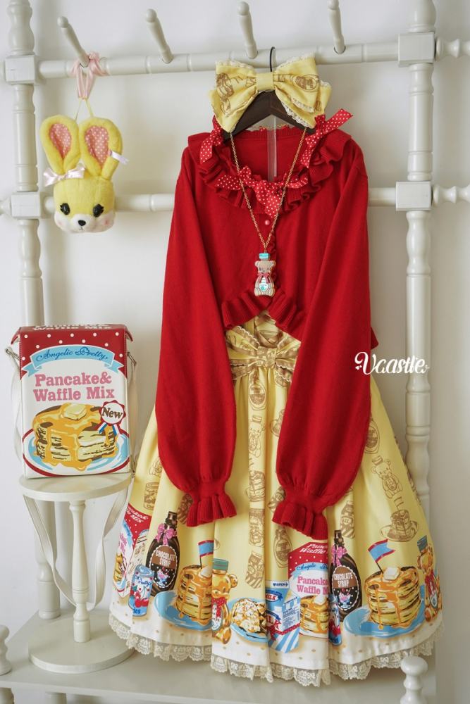 V-castle Gemstone Sugar Lolita Long Sleeve Cardigan 4 Colors