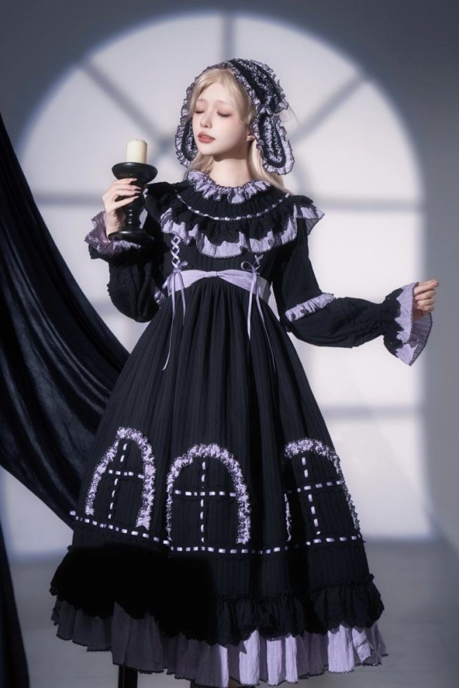 Witch Lilith Halloween Gothic Lolita One Piece Dress