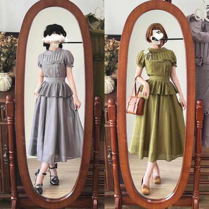 Forest Wardrobe Summer French Top and Midi Skirt