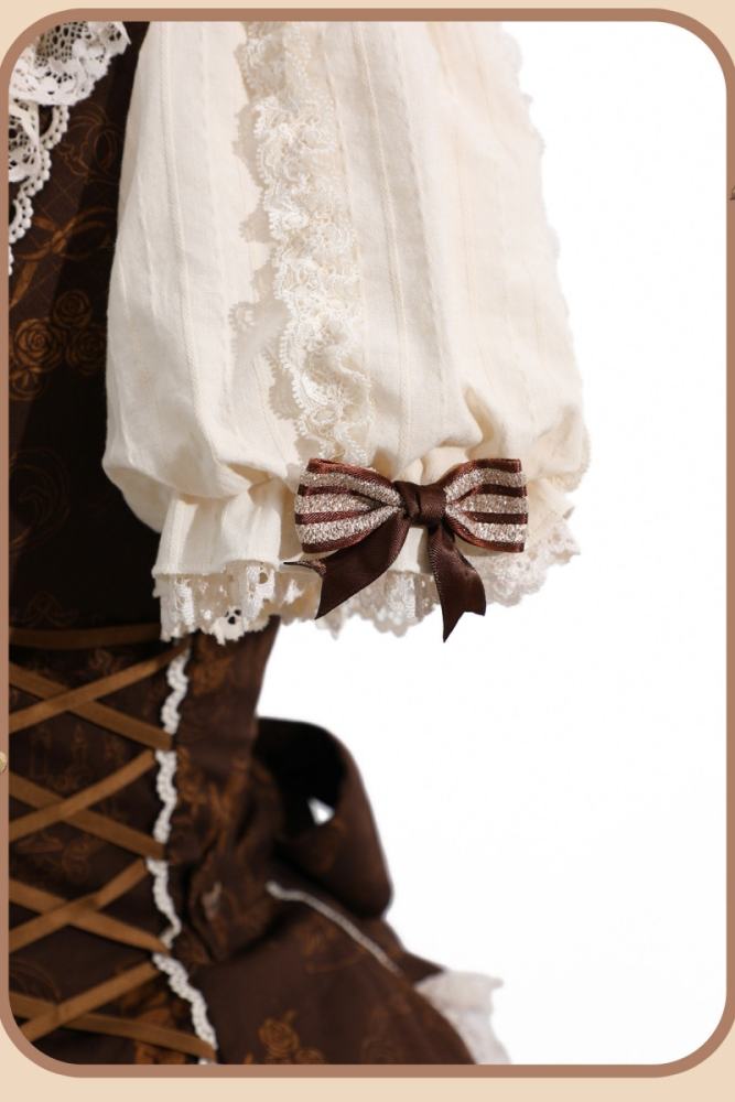Alice Girl Bear Symphony Retro Prints Lolita JSK and OP