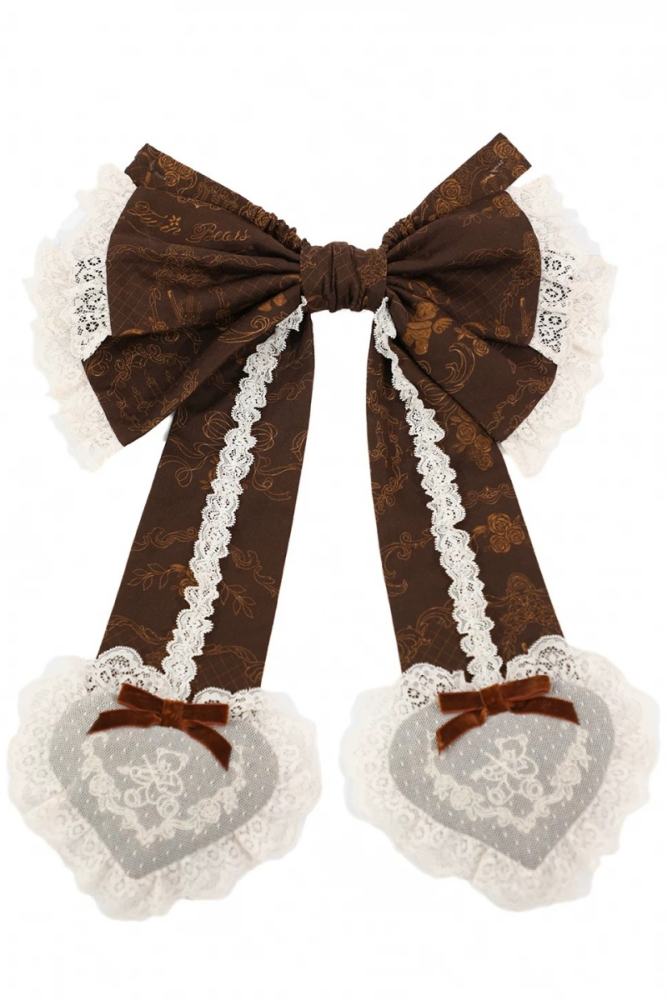 Alice Girl Bear Symphony Lolita Headdress and Train