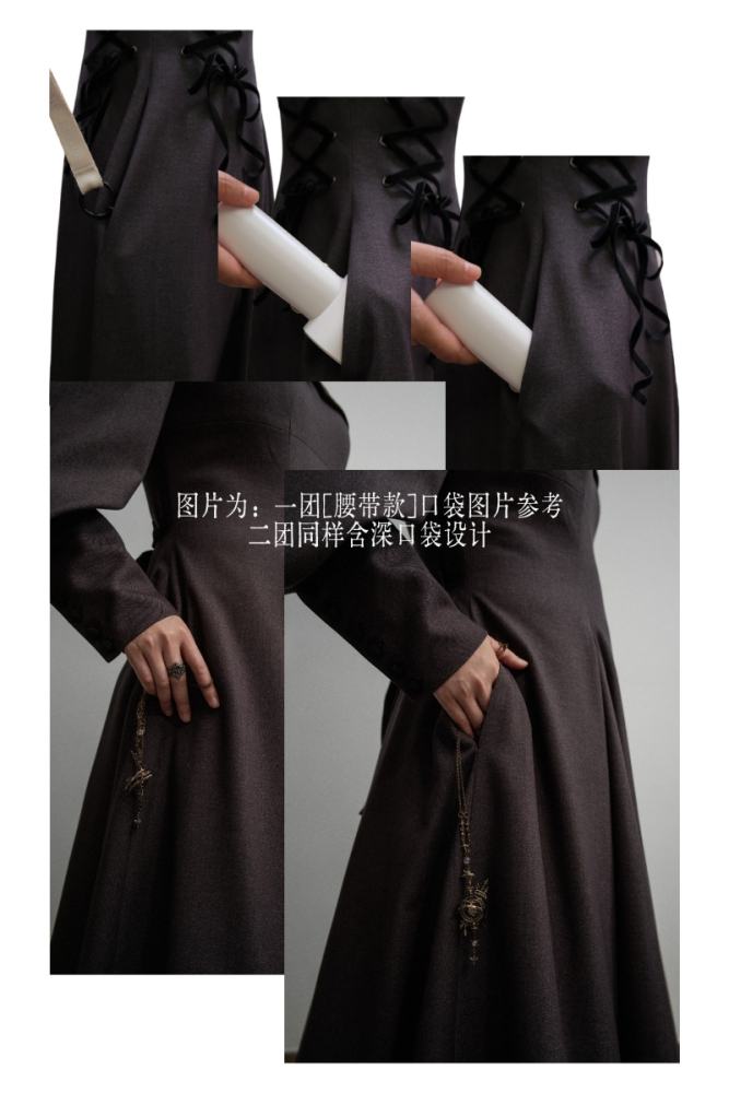 Grey Murmur Raven Messenger Gothic Plus Size Lolita OP 4 Colors