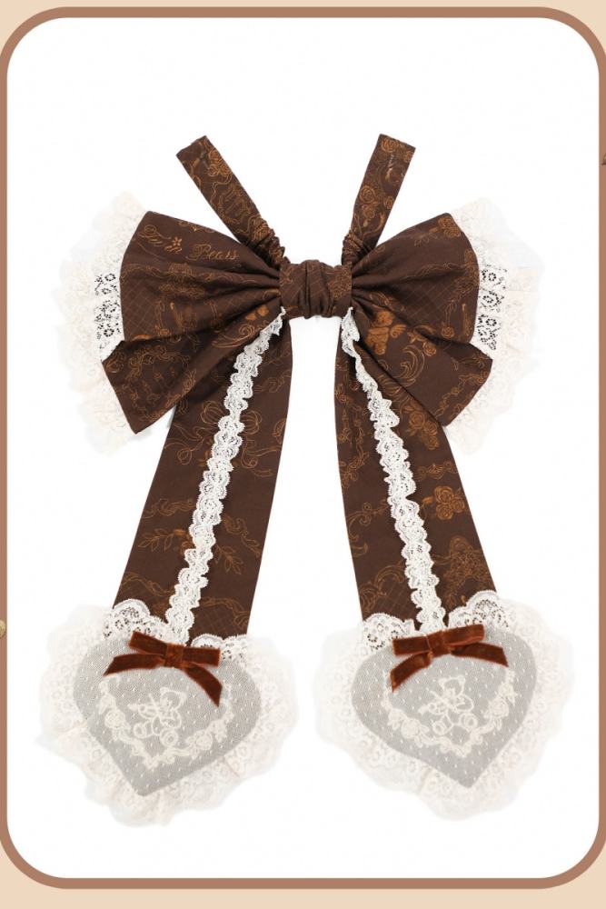 Alice Girl Bear Symphony Lolita Headdress and Train