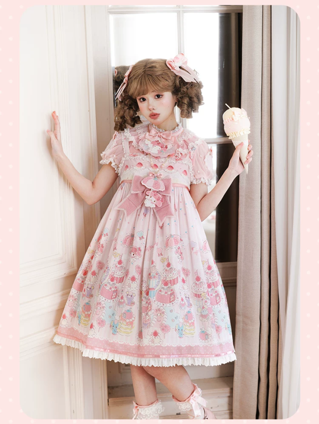 Summer Fairy ~Sanrio Collaborated My Melody~ Print Lolita JSK