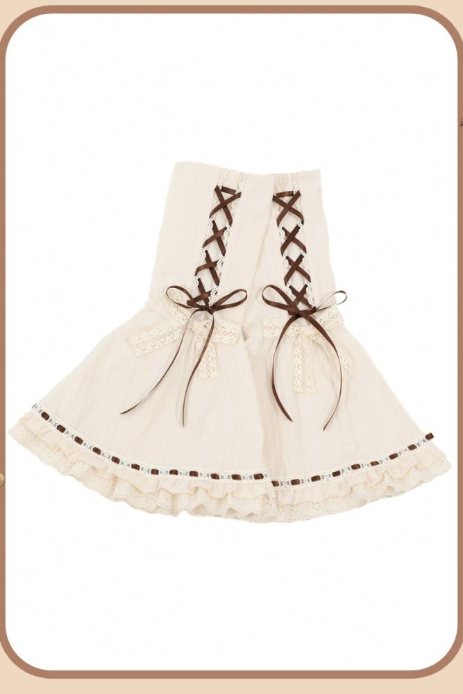 Alice Girl Bear Symphony Retro Lolita Blouse and Extended Sleeves