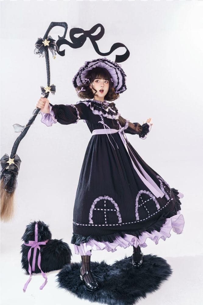 Witch Lilith Halloween Gothic Lolita One Piece Dress