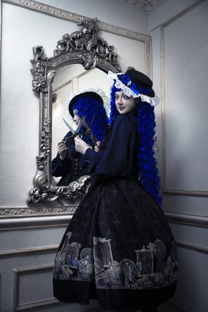 Window of Shadow Prints Gothic Lolita OP and JSK