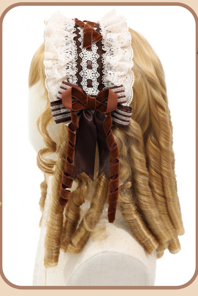 Alice Girl Bear Symphony Lolita Headdress and Train