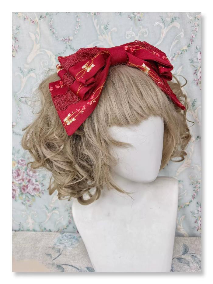 Infanta Snow White Prints Lolita JSK and Headbow