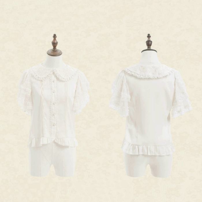 Drunk Coco The Train to Fairy Tale Town Lolita SK Blouse and Coat